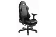 Геймерское кресло DXRacer IS03 с подставкой для ног Экокожа черная (N)