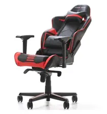 Игровое кресло DXRacer OH/RV131/NR Racing Series, экокожа, цвет черный/красный