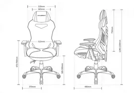 Игровое кресло DXRACER Jackal E-sports Net Chair (Black/Черный)