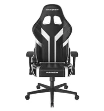 Игровое кресло DXRacer OH/P88/NW Prince Series, экокожа, цвет черный/белый