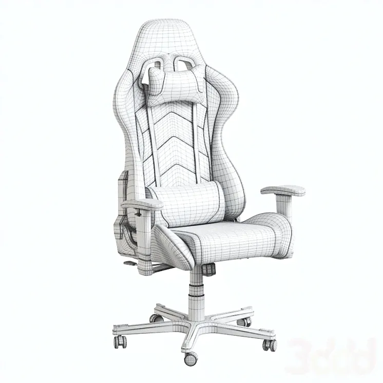 Игровое кресло DXRacer Formula series, Model FE08 - Кресла - 3D модель