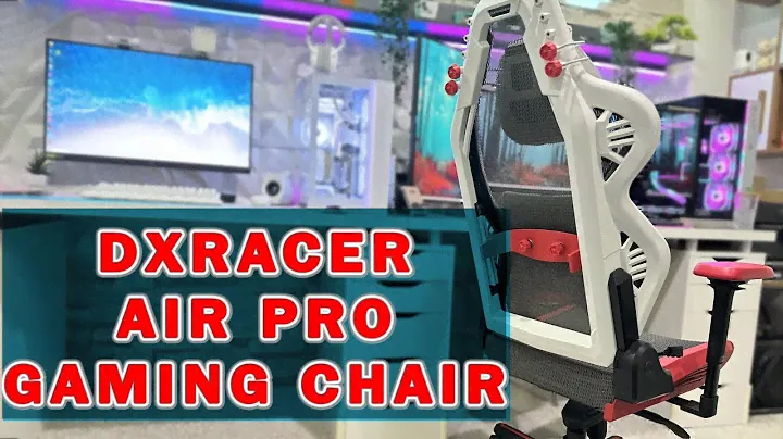 DXRacer AIR PRO Series Gaming Chair White / Red / Black Unboxing