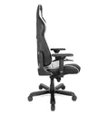 Игровое кресло DXRacer OH/K99/NW King Series, экокожа, цвет черный/белый