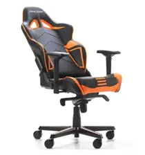 Игровое кресло DXRacer OH/RV131/NO Racing Series, экокожа, цвет черный/оранжевый