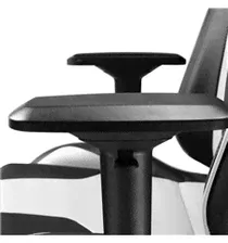 Игровое кресло DXRacer OH/KS06/NW King Series, экокожа, цвет черный/белый