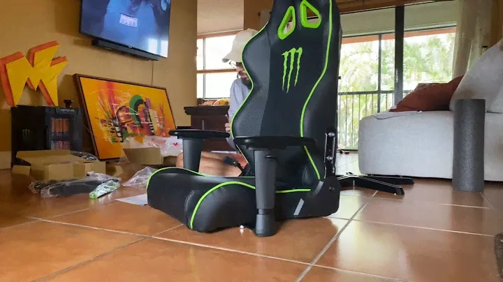 DXRacer Gaming x Monster Energy (building in hyperlapse)